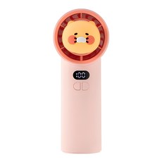 더블유아이 카카오프렌즈 Z터보 핸디 선풍기, 핑크춘식이