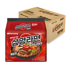 삼양라면 매운맛 120g 5개입 x 8개, 40개