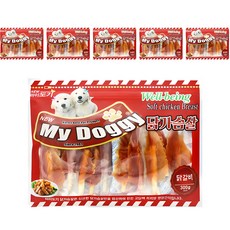 마이도기 강아지 간식, 닭갈비, 300g, 6개 - 강아지대용량간식