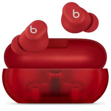 Apple Beats Solo Buds 블루투스 이어폰 클리어 레드 MUW03ZP A