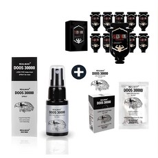 [펜시라벨] 리얼맨도스 롱타임 킵클린 포맨 스프레이 20ml + 도스 30000 1box(10p) + 쎈놈 1box(10p) [강한 남성 필수 아이템], 1세트 - 고래롱타임스프레이