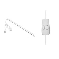 대한 USB LED 바 조명 대 3색 52cm, 주황빛, 아이보리빛, 하얀빛