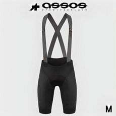 ASSOS 타르가 빕 숏 / 아소스 이큅 RS 빕 숏 S9 타르가 남성용 여름 멜빵반바지 EQUIPE RS Bib Shorts S9 TARGA Black / Cyber Blue