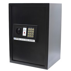 몽돌 디지털 충격 감지 안전 금고 50, 블랙