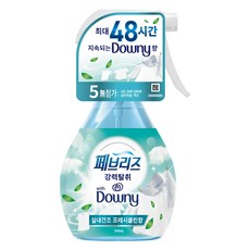 페브리즈 섬유탈취제 다우니 실내건조 프레시클린향 본품, 370ml, 1개