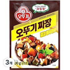 청정원 직화짜장 80g 3개 상품 이미지