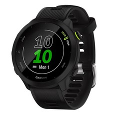 가민 Forerunner 55 러닝 스마트워치, 블랙, 42mm, GPS