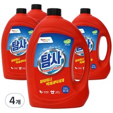 탐사 파워워시 액체세제, 2.5L, 4개