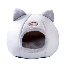 세이코코아 고양이 숨숨집 겨울냥이 쿠션 하우스, 혼합색상, 1개 혼합색상