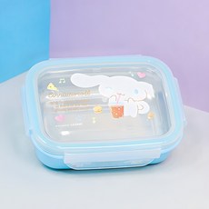 릴팡 유아용 밀폐 사각 1단 도시락, 시나모롤, 1개