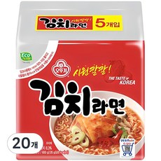 오뚜기 김치라면 120g, 20개