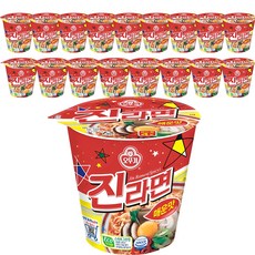 오뚜기 진라면 컵 매운맛 65g, 18개