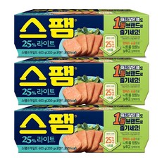 스팸 25% 라이트, 200g, 9개