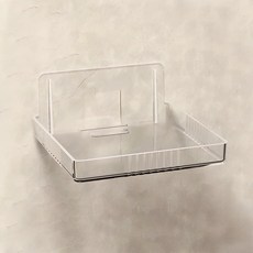 GOODIE FOODIE 家用攝影機CCTV支架透明方形托盤置物架 小, 1個