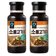 청정원 명가 소불고기 양념, 500g, 2개