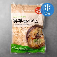 식자재왕 유부 슬라이스 (냉동), 1kg, 1개