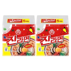 오뚜기 진라면 매운맛 120g, 10개