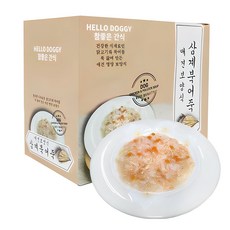참좋은간식 애견보양식 삼계북어죽, 삼계+북어 혼합맛, 80g, 10개
