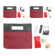 Elizabeth Arden 伊麗莎白雅頓 收納包 酒紅色+旅行用化妝保養 6入組, 3組
