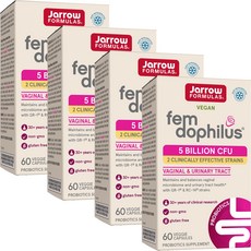 Jarrow FORMULAS 賈羅公式 Fem Dophilus女性專用50億益生菌膠囊, 60顆, 4罐