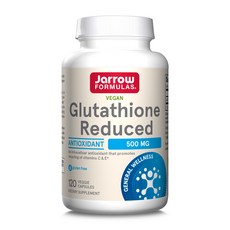 Jarrow FORMULAS 賈羅公式 還原型穀胱甘肽素食膠囊 500mg, 1罐, 120顆
