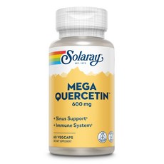 Solaray Mega檞皮素素食膠囊 600mg, 60顆, 1罐