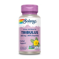 Solaray 蒺藜萃取素食膠囊 450mg, 60顆, 1個