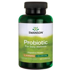 Swanson 斯旺森 Daily Wellness益生菌膠囊, 120顆, 1罐
