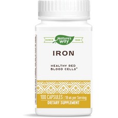 Nature's Way 然萃維 補鐵18mg膠囊, 100顆, 1罐