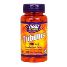 NOW Foods 蒺藜素食膠囊 500mg, 100顆, 1罐