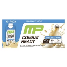 MUSCLEPHARM 戰鬥準備香草冰淇淋, 12個, 500ml