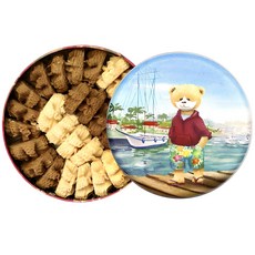 Jenny Bakery 珍妮曲奇 聰明小熊雙味曲奇餅乾, 1盒, 320g