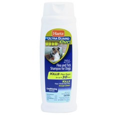 Hartz Ultra Guard Pro 三重活性跳蚤和蜱蟲預防犬用洗髮精, 1個, 532ml