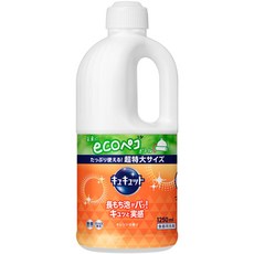 Kao 花王 Cucute 珂珂透 超濃縮洗碗凝露 柑橘香, 1.25L, 1瓶