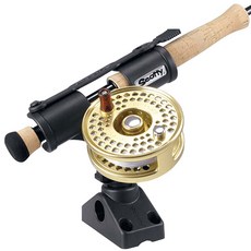 Scotty 飛竿支架 241 飛釣道具帶側甲板安裝, 1個, 黑色的