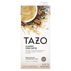 TAZO 肉桂風味印度香料奶茶, 946ml, 1瓶
