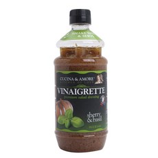 CUCINA & AMORE 香醋高級沙拉醬雪利酒和羅勒, 1個, 550ml