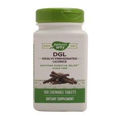 DGL甘草根萃取無糖咀嚼錠, 100顆, 1罐