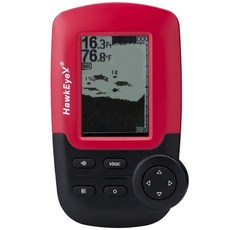 Hawkeye Fishtrax 1X 點陣探魚器 探魚器, 紅+黑