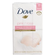 Dove 多芬 深層保濕柔膚香皂 粉紅玫瑰香, 6個, 113g