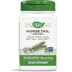 Nature's Way 然萃維 馬尾草440mg素食膠囊, 100顆, 1罐
