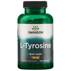 Swanson 斯旺森 左旋酪胺酸膠囊 500mg, 100顆, 1罐
