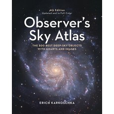 (外文書) Observer's Sky Atlas: The 500 Best Deep-Sky Objects with Charts and Images Hardcover, Firefly Books, English