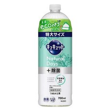 Kao 花王 Cucute 珂珂透 Natural Days+廚房清潔劑補充包 馬鞭草&柑橘香, 1個, 700ml