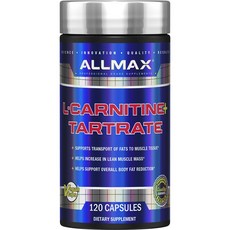 Allimax 左旋肉鹼&酒石酸鹽植物膠囊, 120顆, 1罐