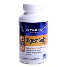 ENZYMEDICA Digest Gold ATPro綜合酵素膠囊, 180顆, 1罐