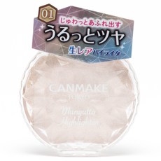 CANMAKE Munyutto Highlighter水潤高光膏, 1個, 01 月光寶石