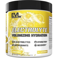 EVLUTIONNUTRITION 電解質補水沖泡粉 檸檬汁風味, 111g, 1罐