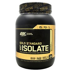 OPTIMUM NUTRITION 歐恩 金牌Isolate分離乳清蛋白粉 720g, 濃郁香草, 1罐