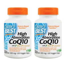 Doctor's BEST 高吸收輔酶Q10素食膠囊 100mg, 120顆, 2罐